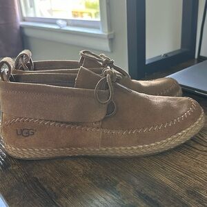 UGG Australia Woodlyn Moc Chestnut Moccasin 1094814 Suede Size 9.5